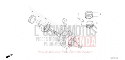 VILEBREQUIN/PISTON CRF125FS de 2025